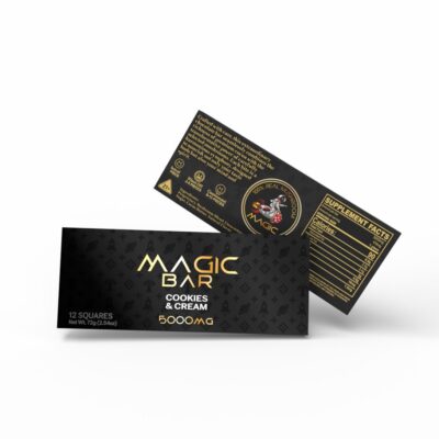 Magic Mushroom Chocolate Bar – Cookies and Cream 5g