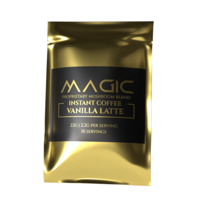 Magic Mushroom Instant Coffee – Vanilla Latte 22g